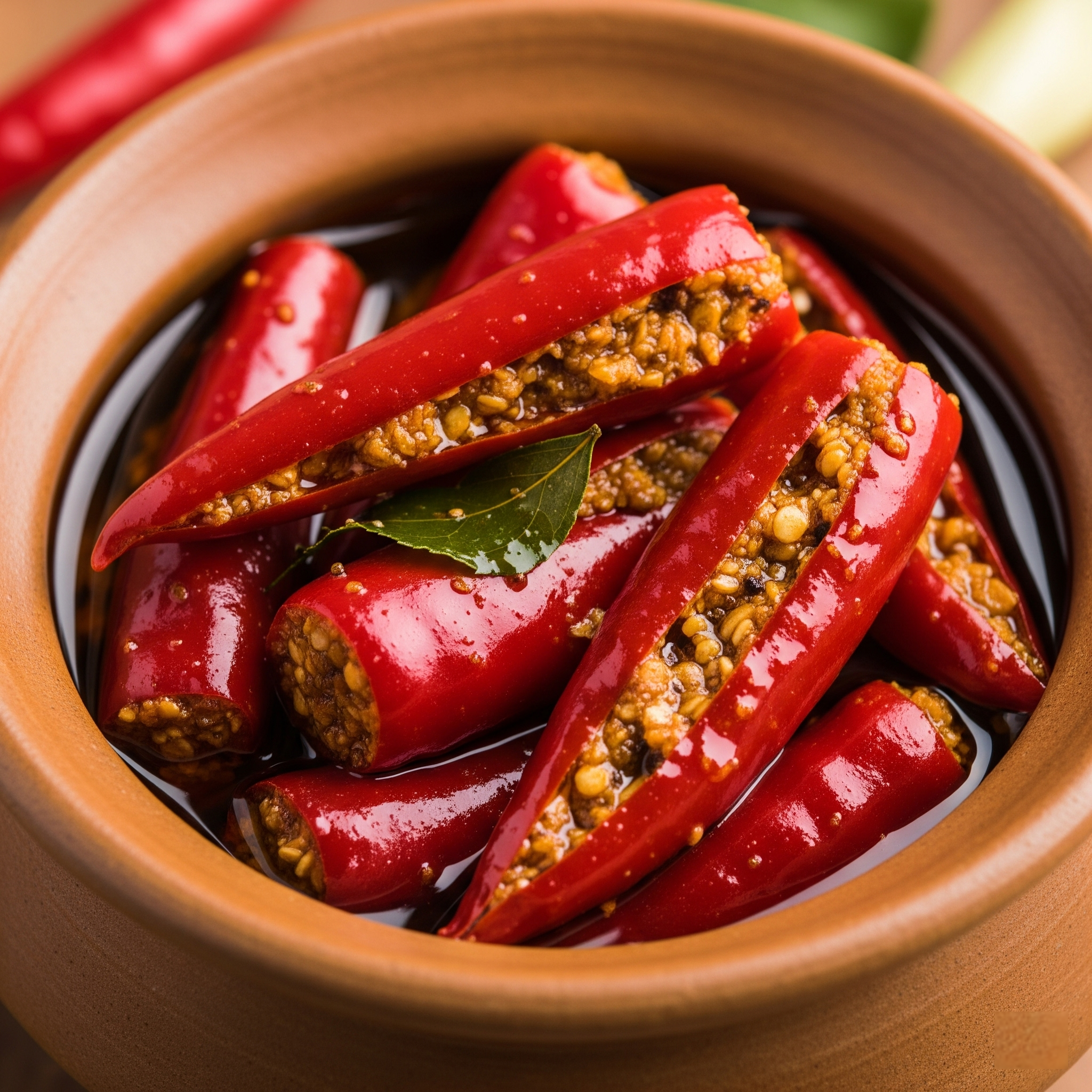 Red Chilli Stuffed Pickle