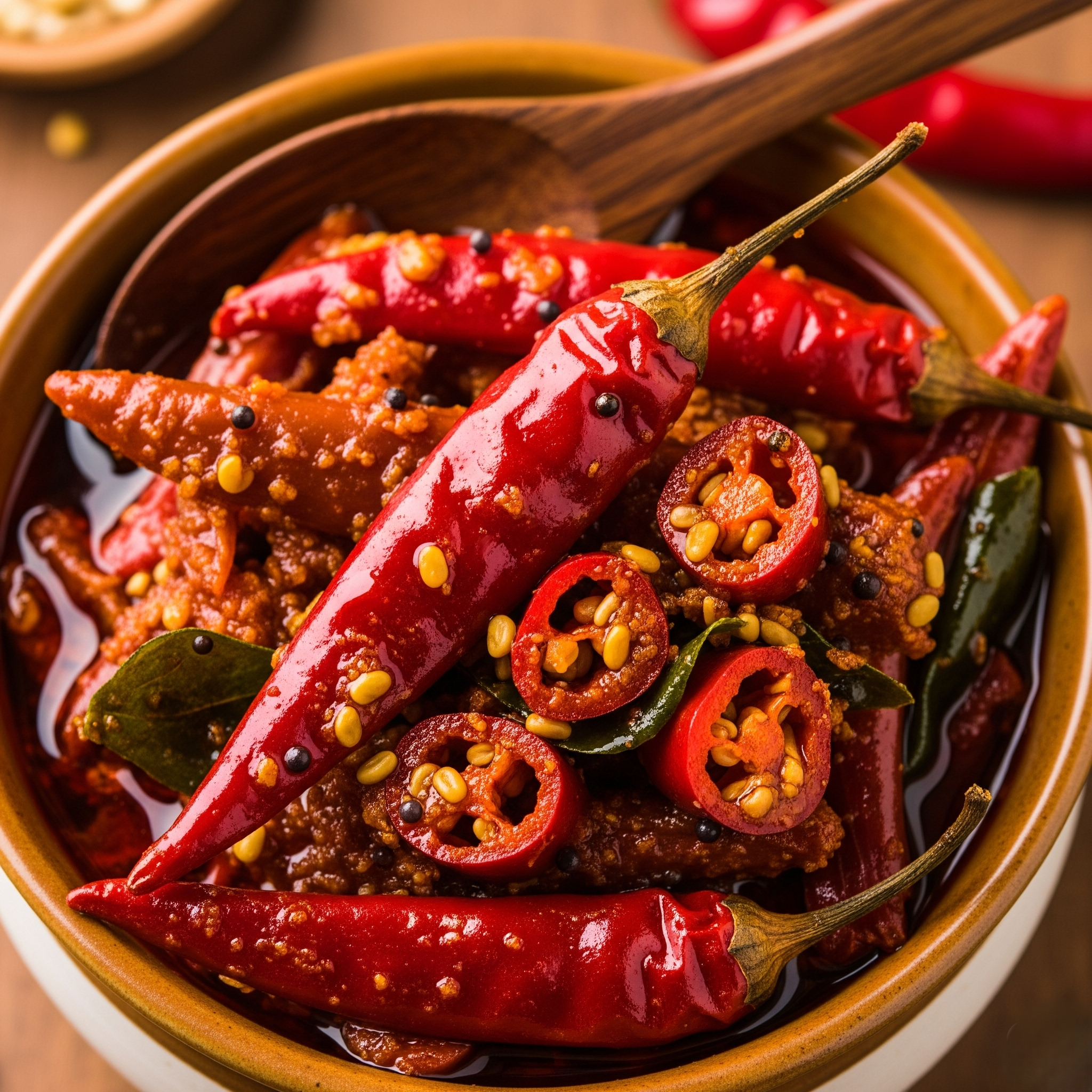 Red Chilli Stuffed Pickle