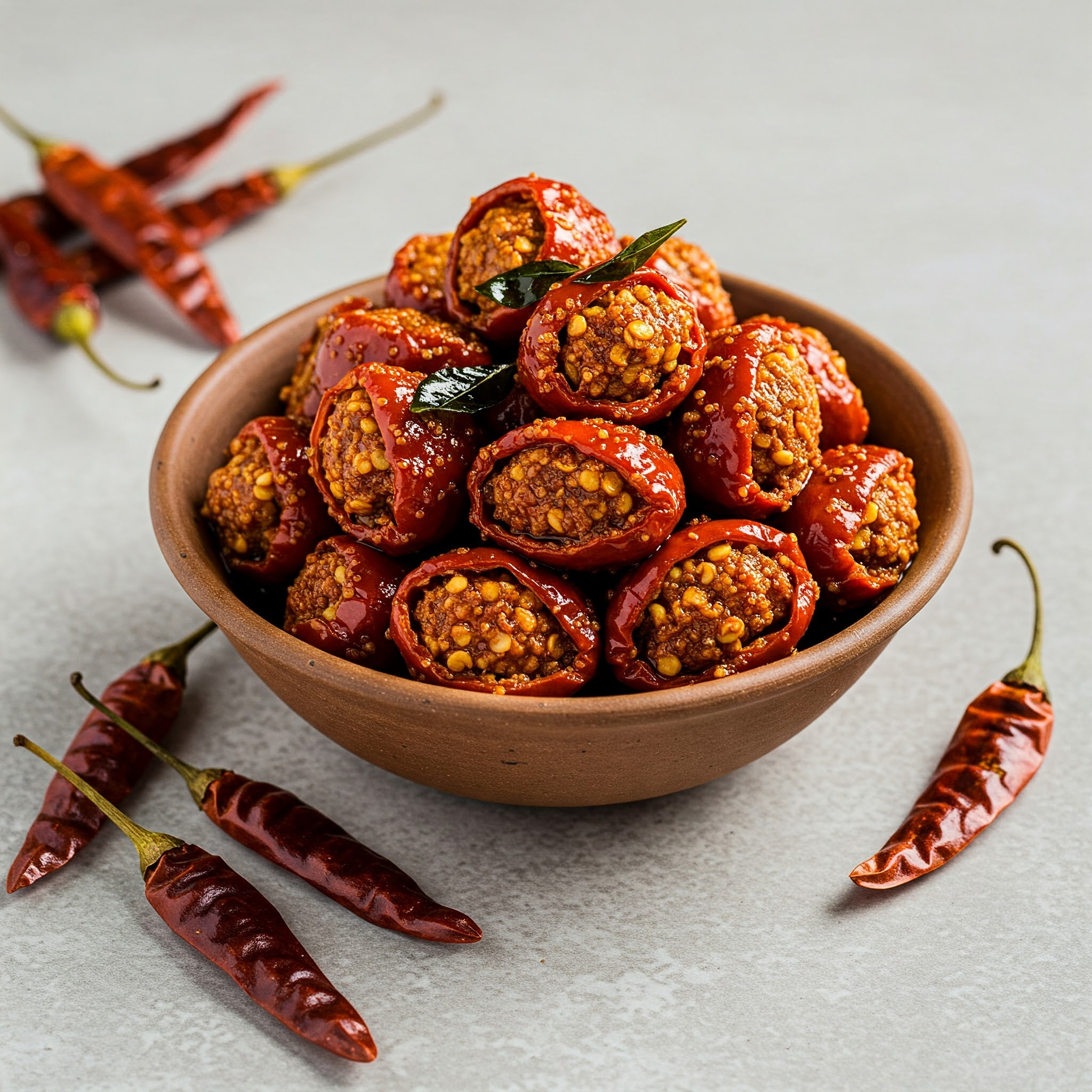 Red Chilli Stuffed Pickle