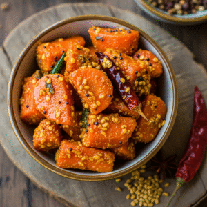 Carrot Pickle (Gajar ka Achar)
